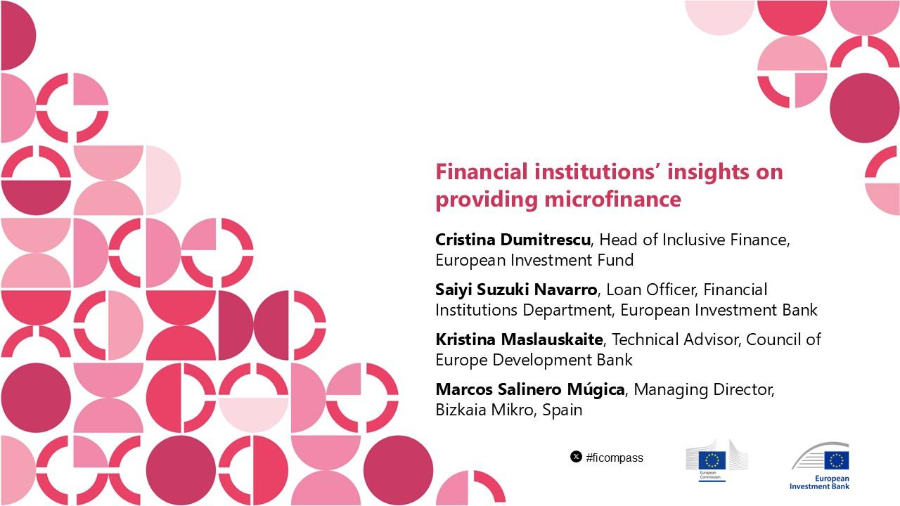 03. Financial institutions’ insights on providing microfinance
