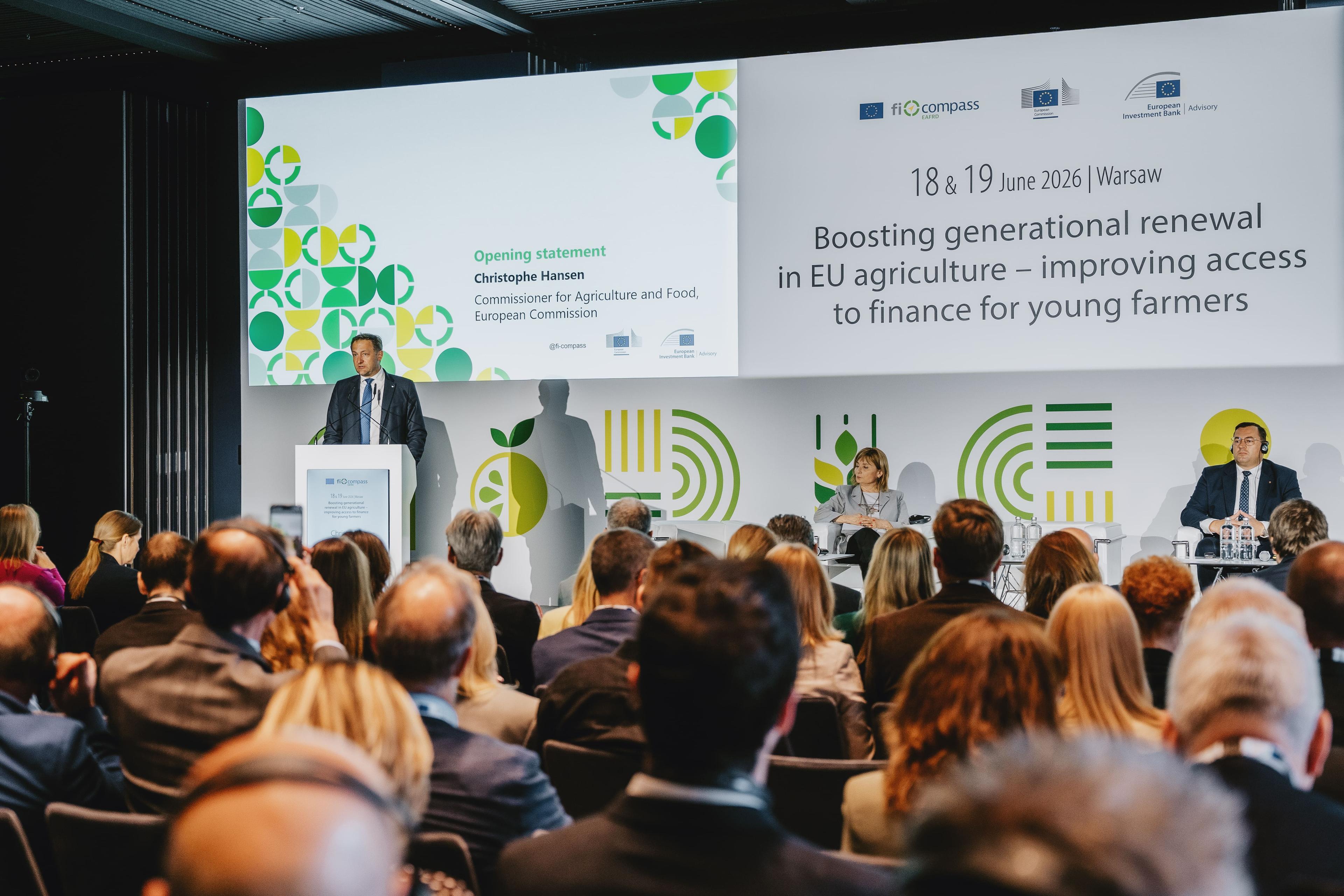European Commissioner for Agriculture and Food, Christophe Hansen