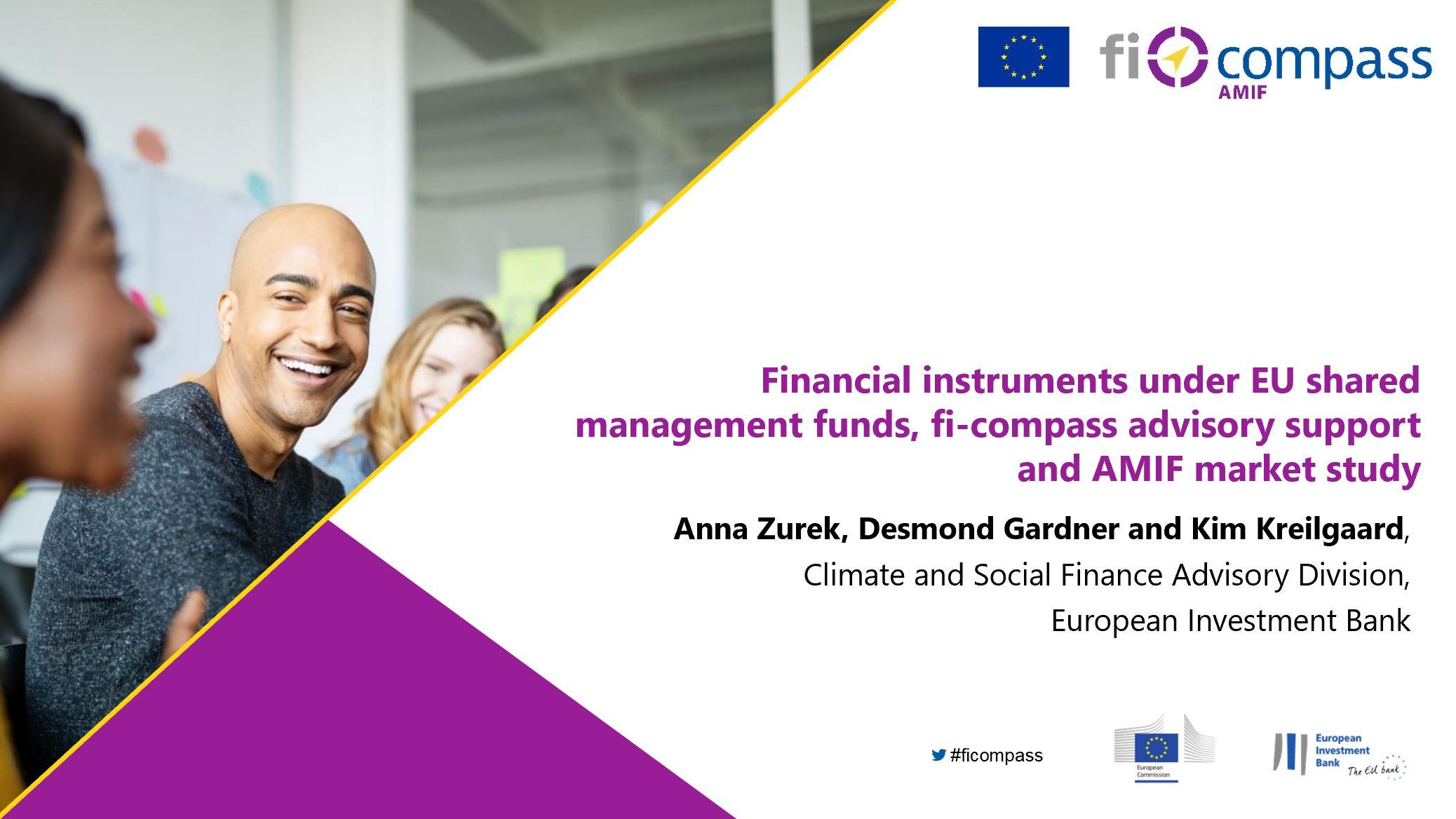 Financial instruments under EU shared management funds, fi-compass advisory support and AMIF market study